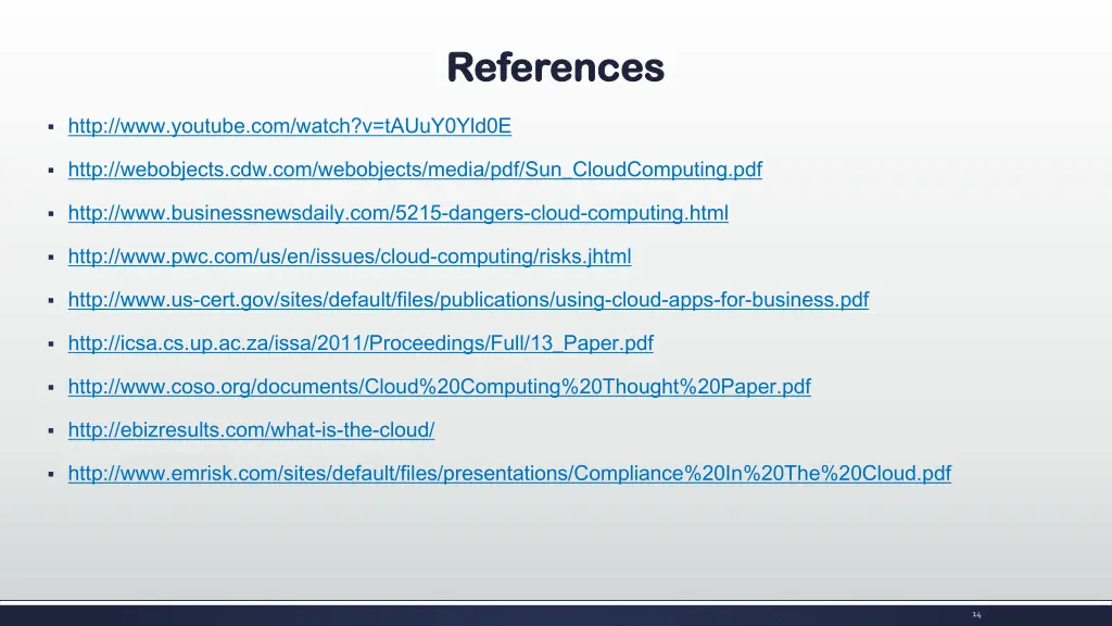 references references