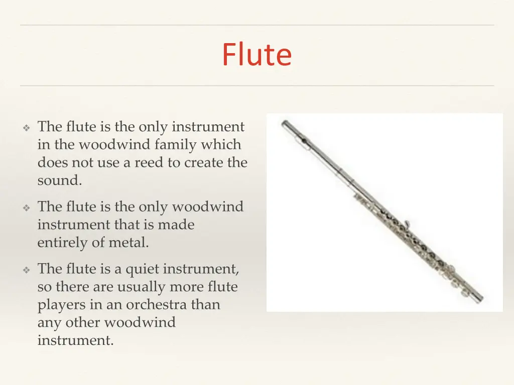 flute