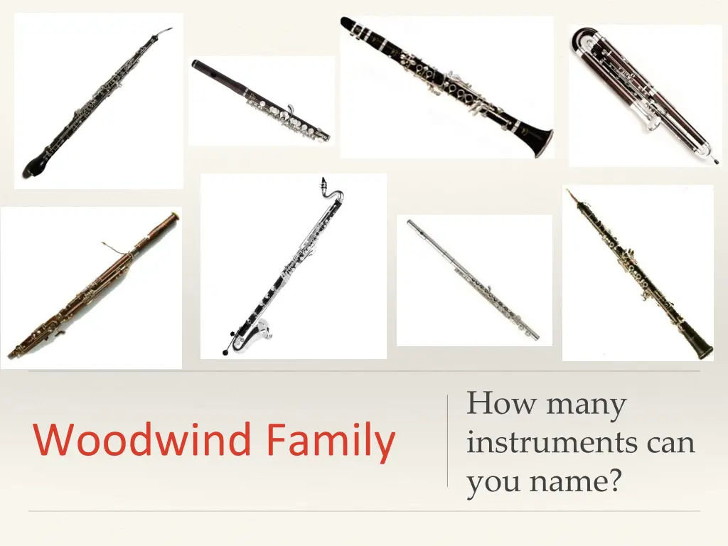 how many instruments can you name
