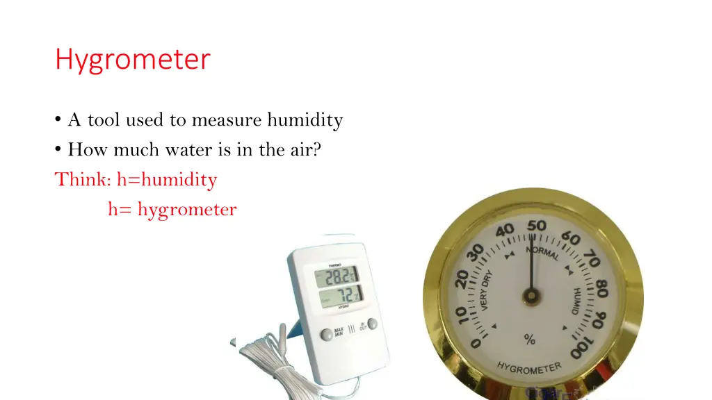 hygrometer
