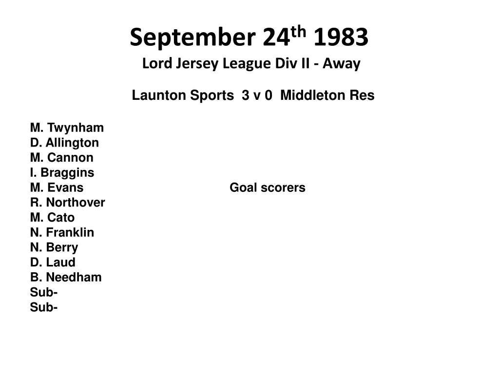 september 24 th 1983 lord jersey league