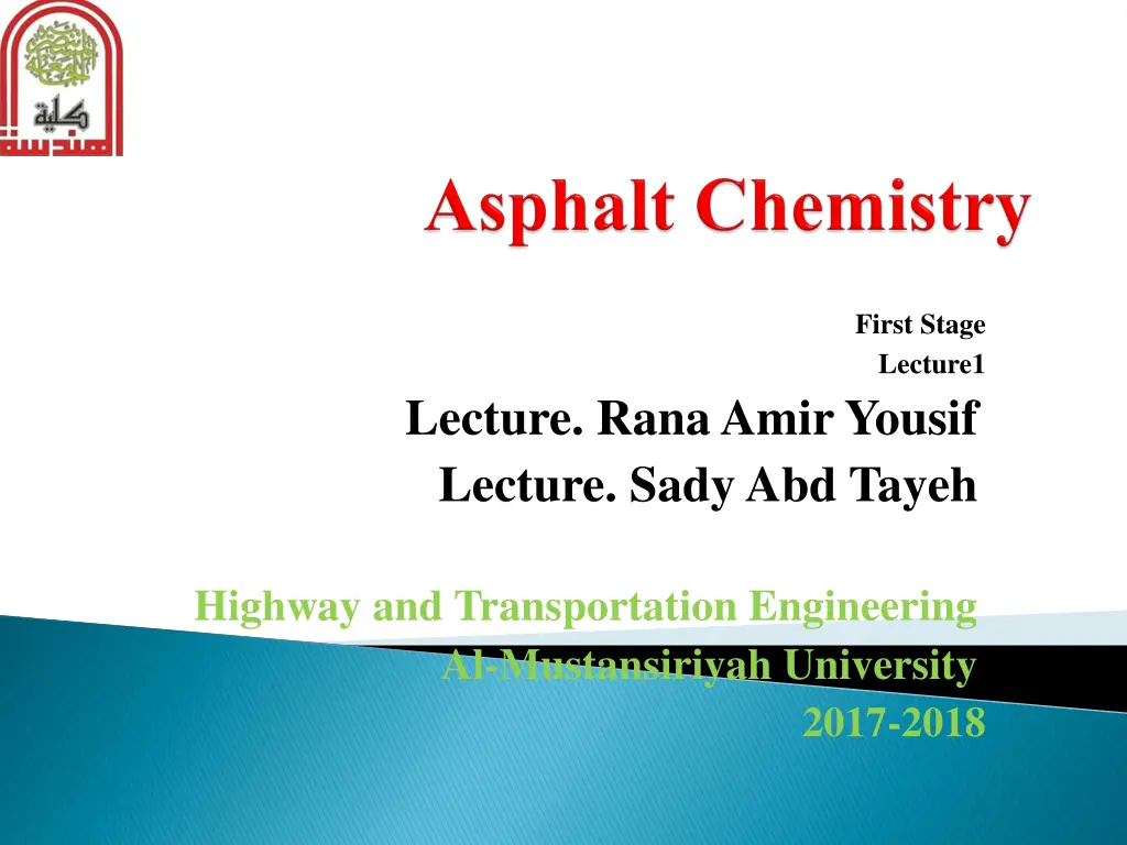 first stage lecture1