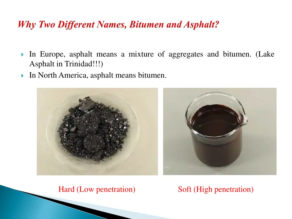 in europe asphalt means a mixture of aggregates