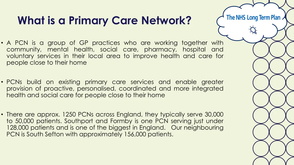 what is a primary care network