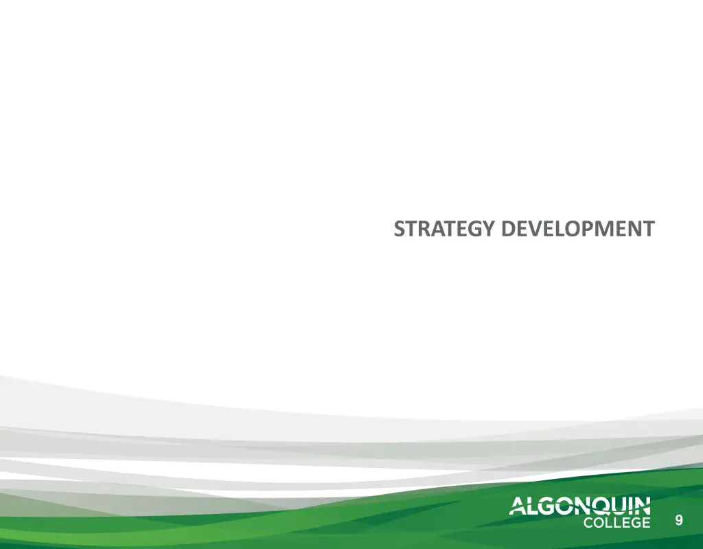strategy development