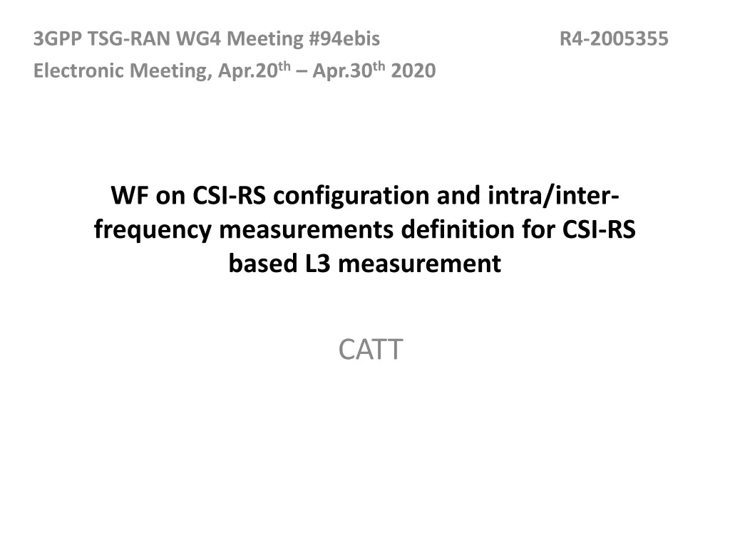 3gpp tsg ran wg4 meeting 94ebis electronic