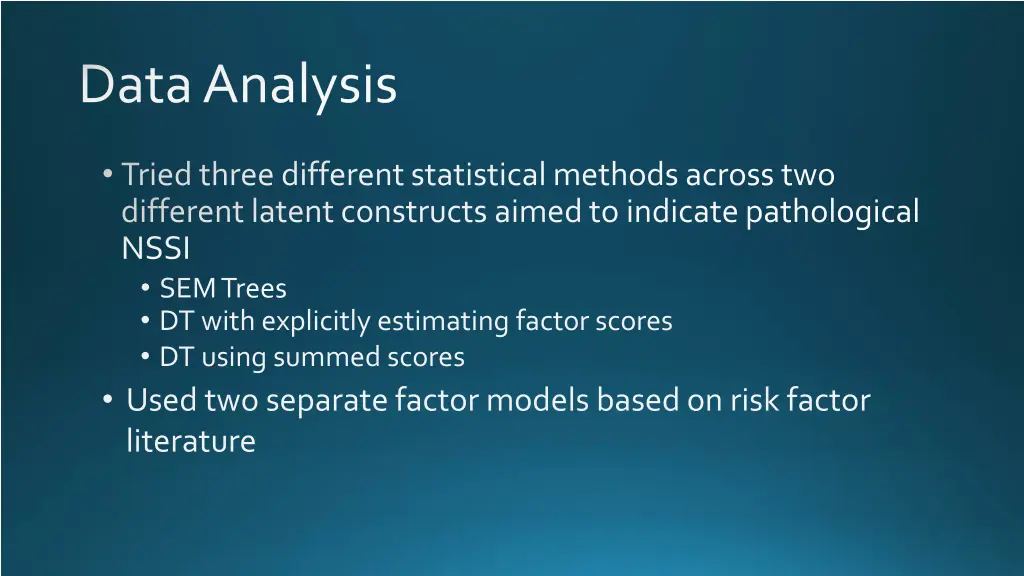 data analysis
