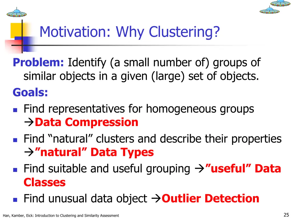 motivation why clustering