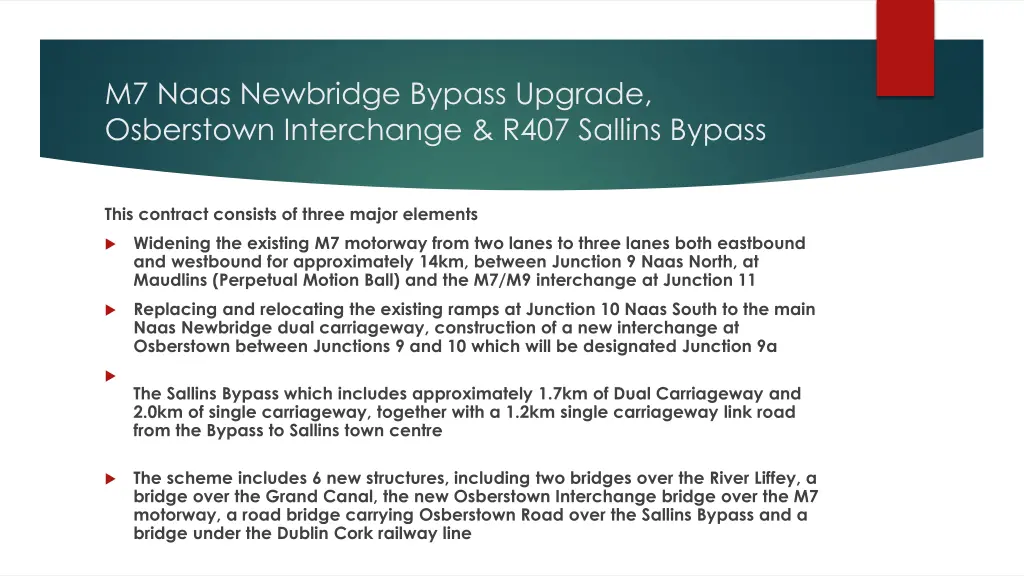 m7 naas newbridge bypass upgrade osberstown
