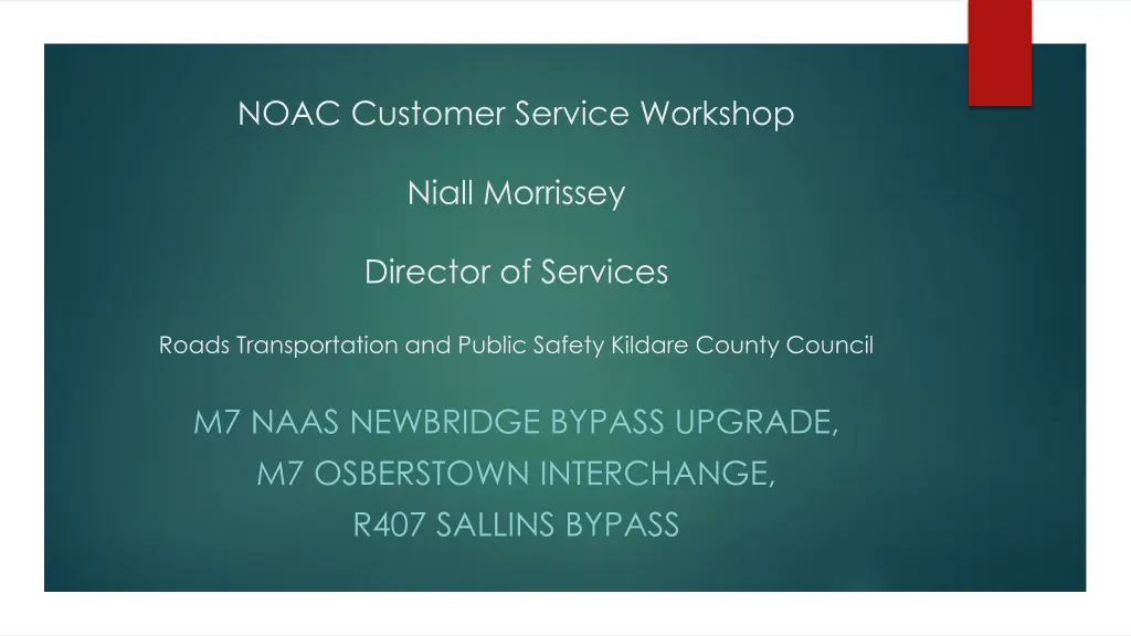 noac customer service workshop