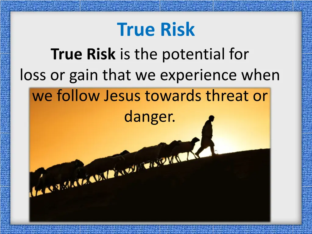 true risk