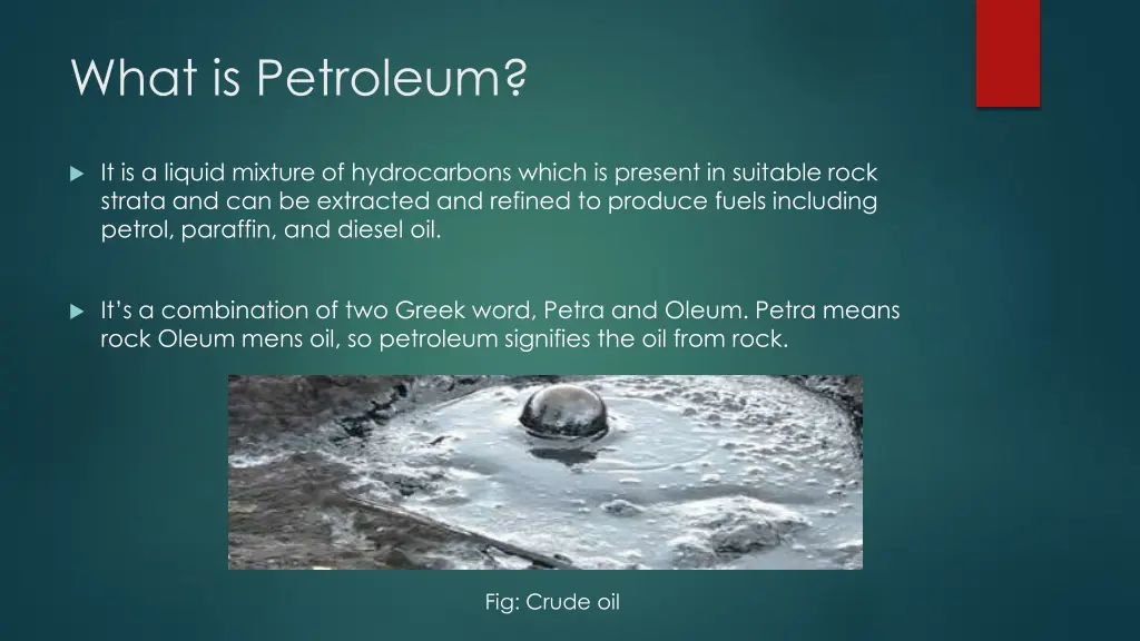 what is petroleum