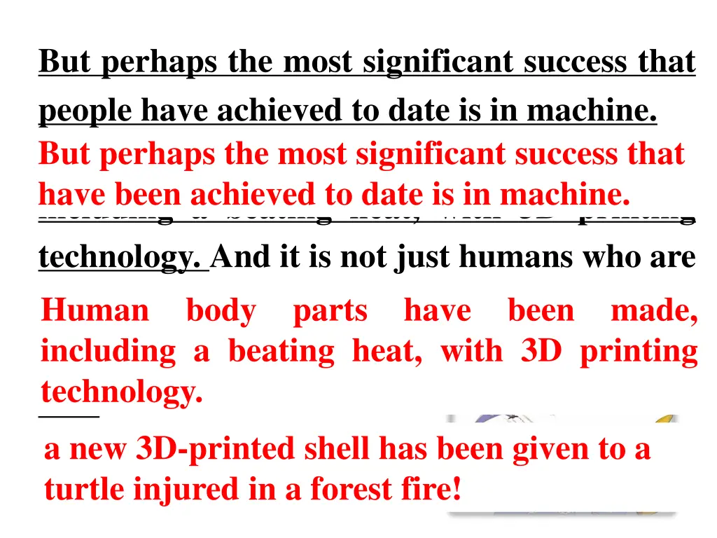 but perhaps the most significant success that