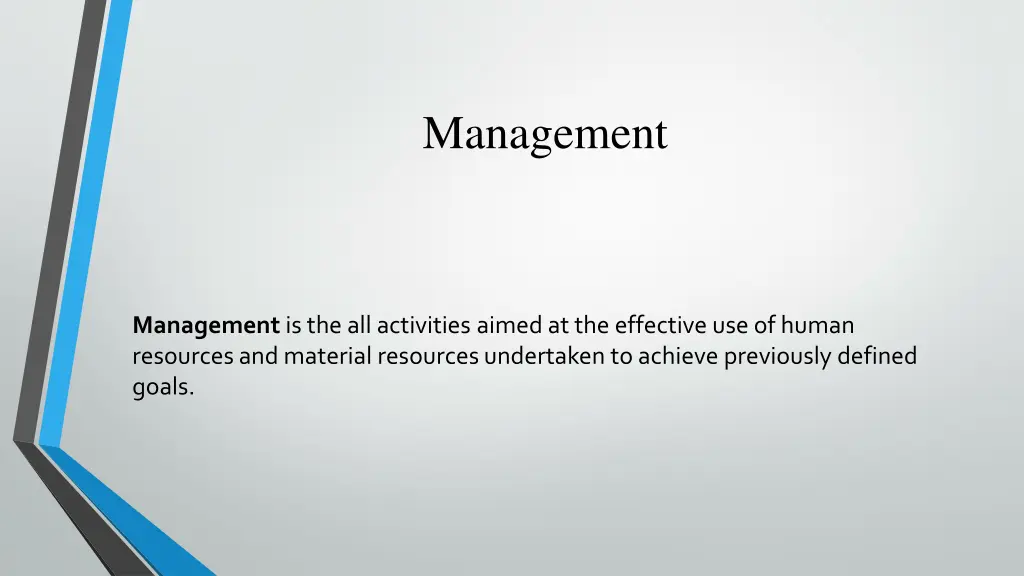 management