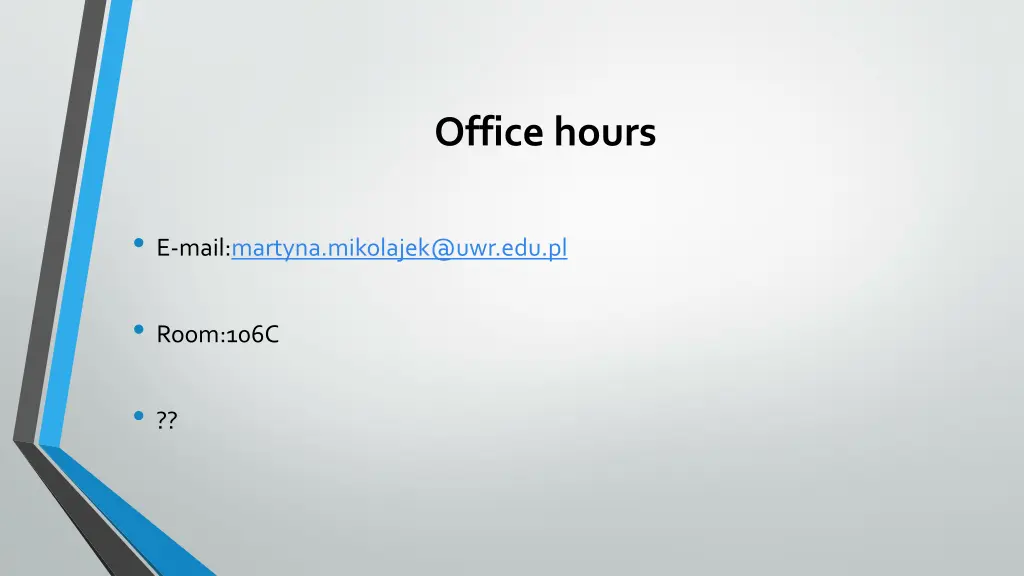 office hours