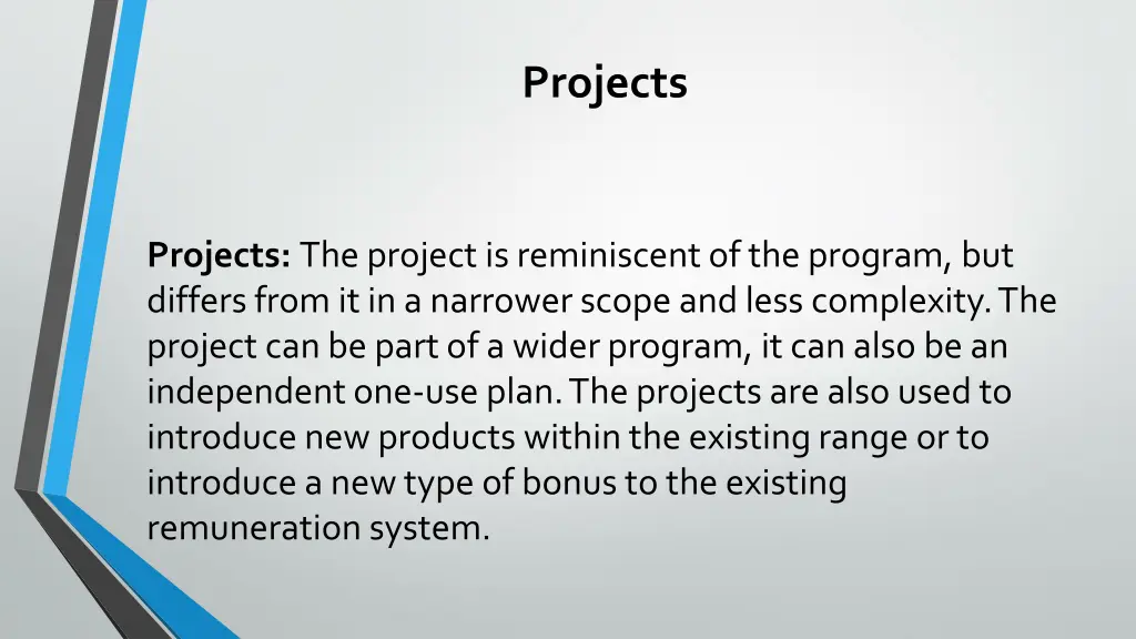 projects