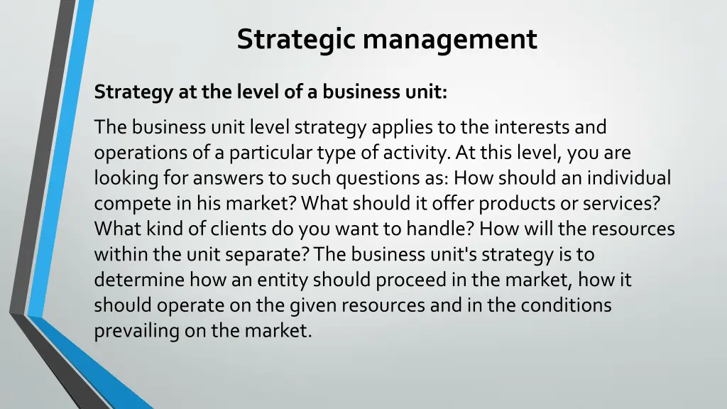 strategic management 2