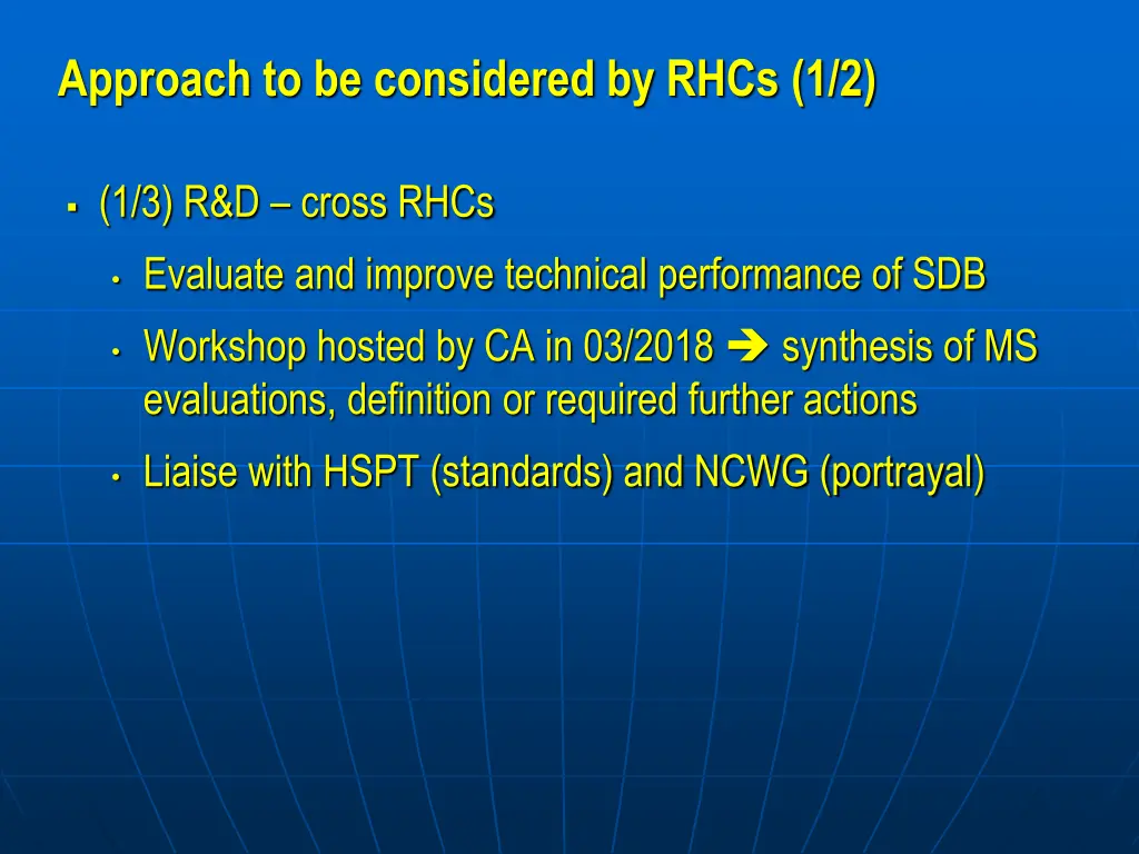 approach to be considered by rhcs 1 2