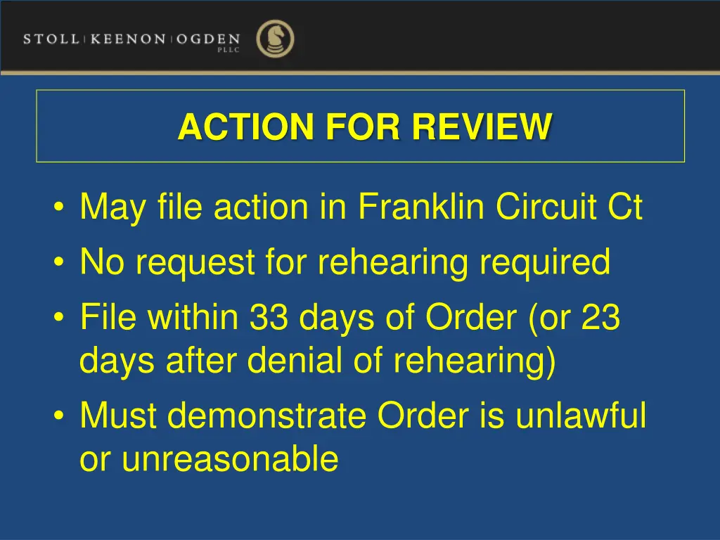 action for review