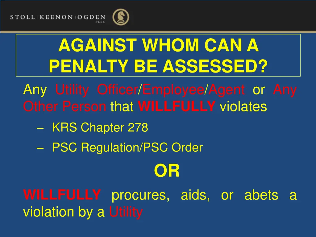 against whom can a penalty be assessed 2