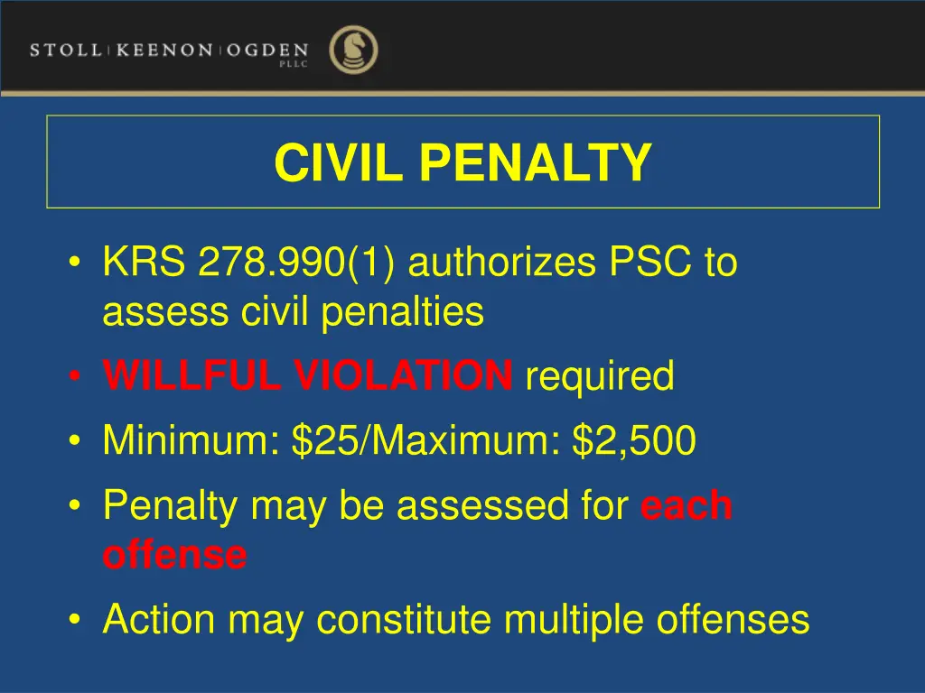 civil penalty