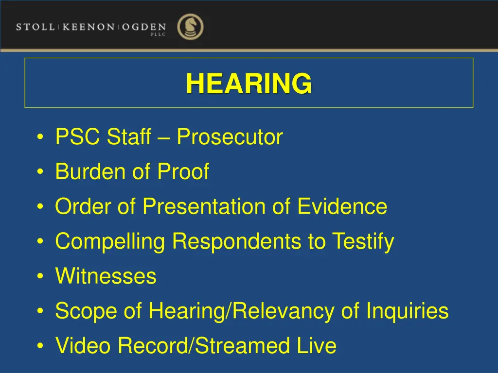 hearing