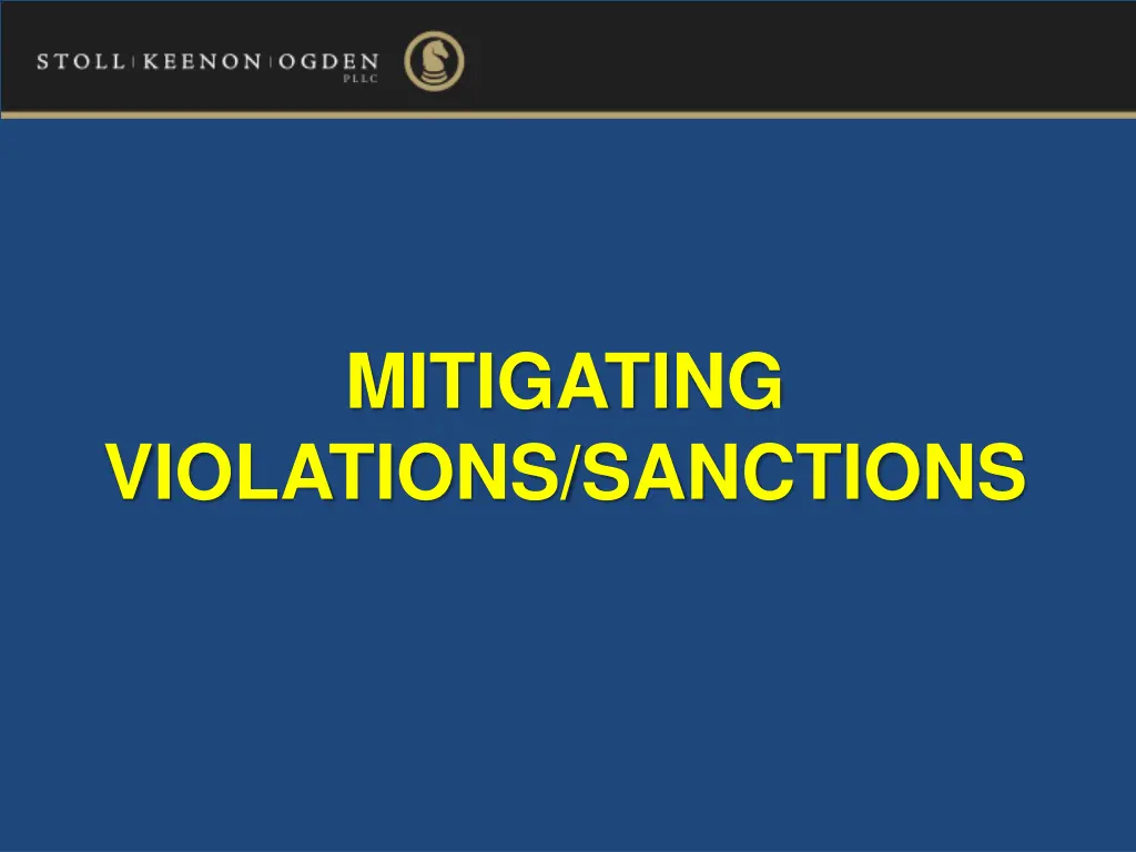 mitigating