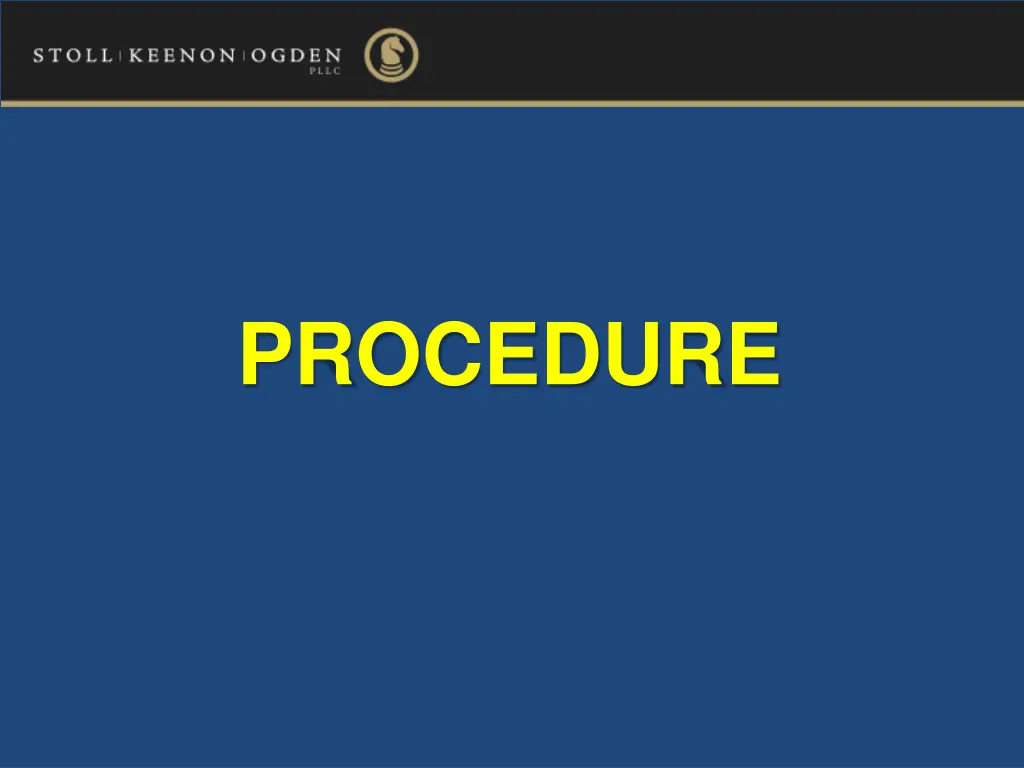 procedure