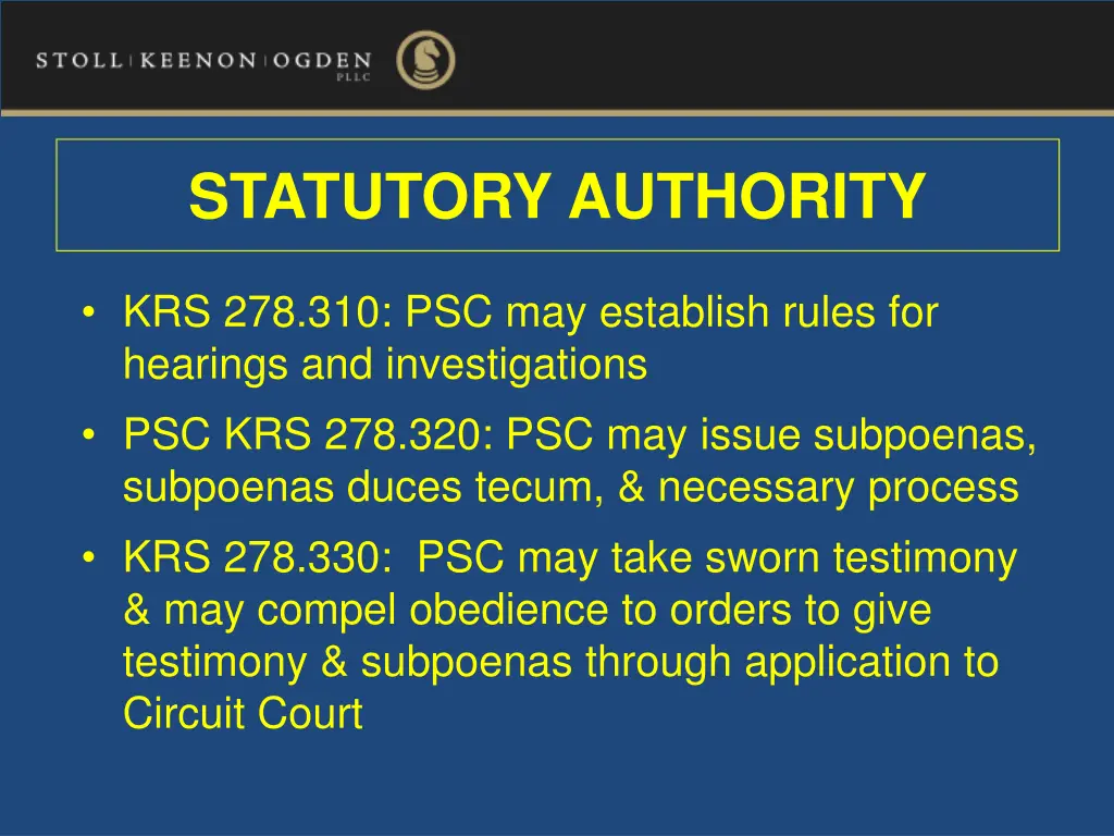 statutory authority 4
