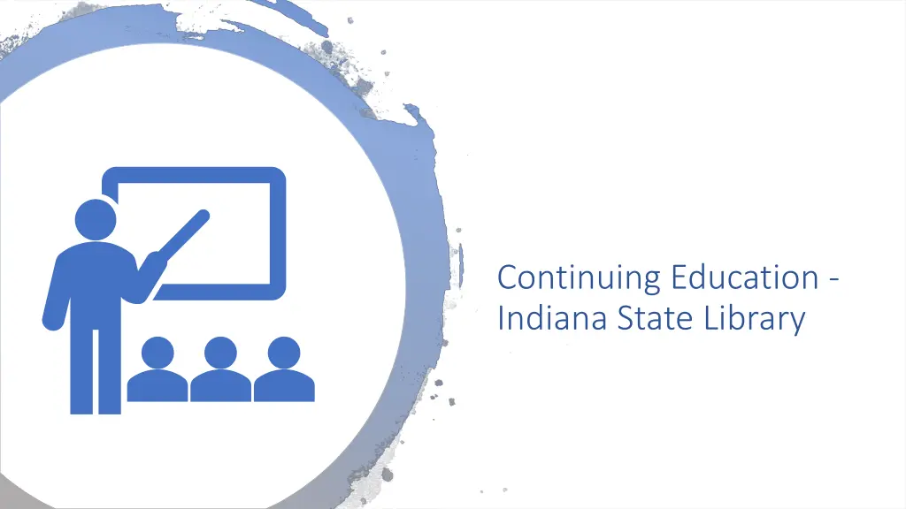 continuing education indiana state library