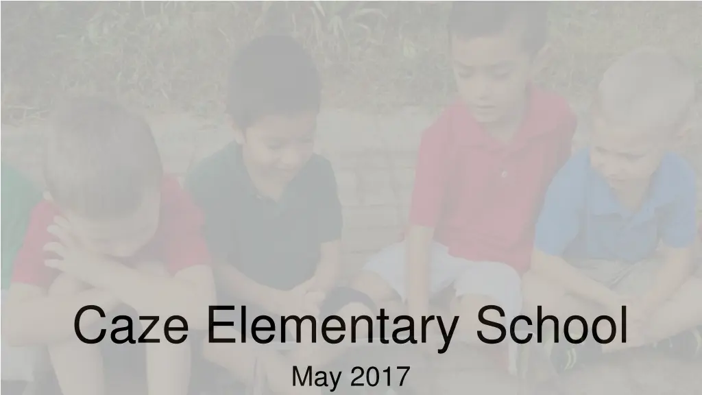 caze elementary school may 2017
