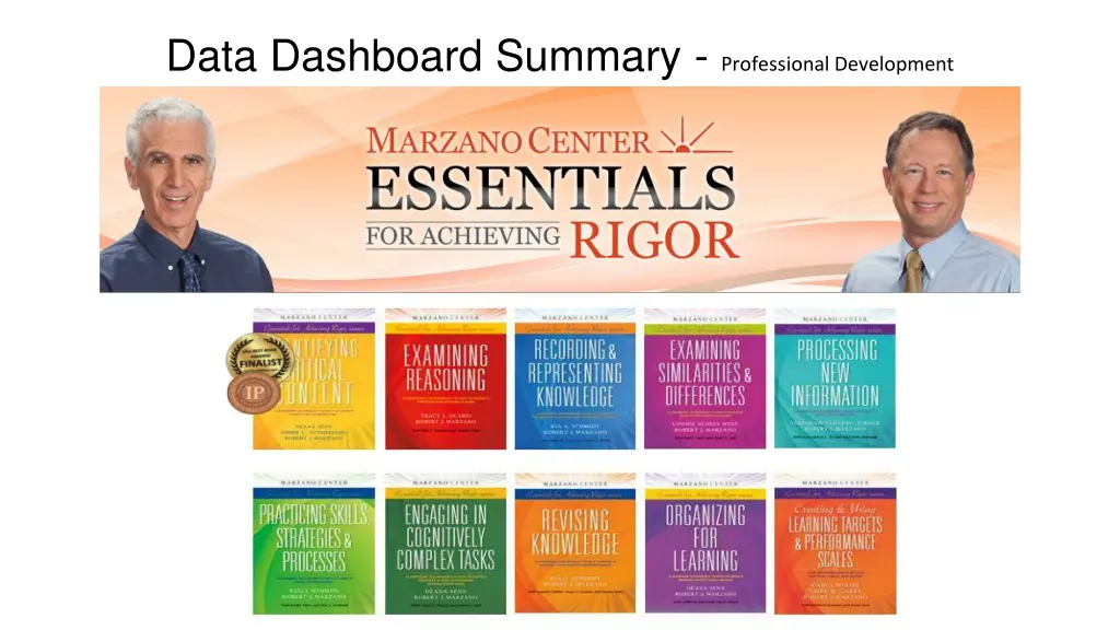 data dashboard summary professional development