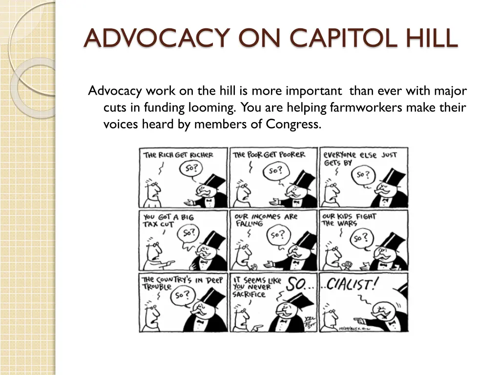 advocacy on capitol hill