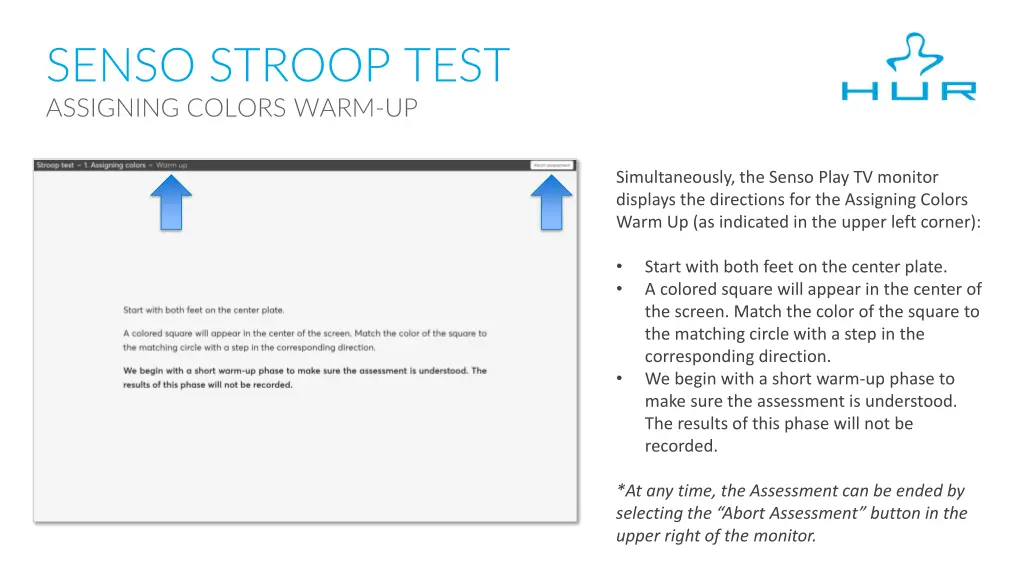 senso stroop test assigning colors warm up 1