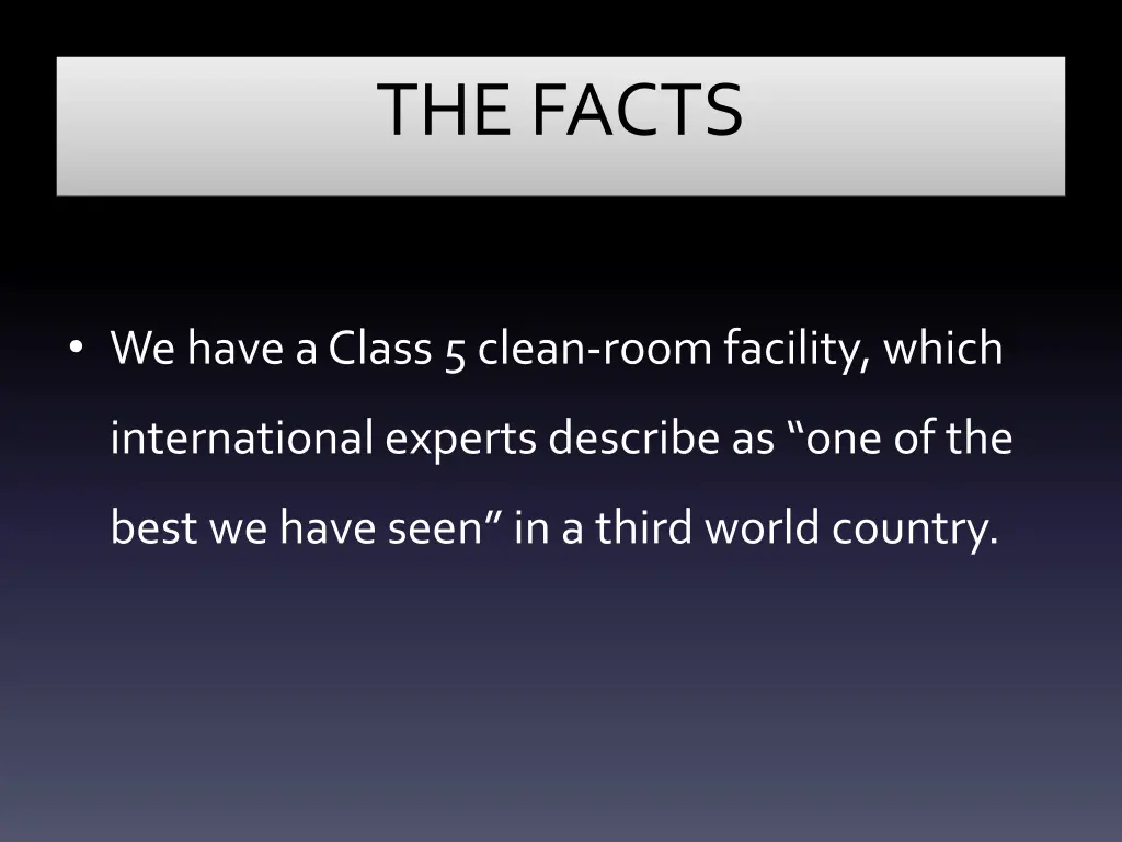 the facts 3
