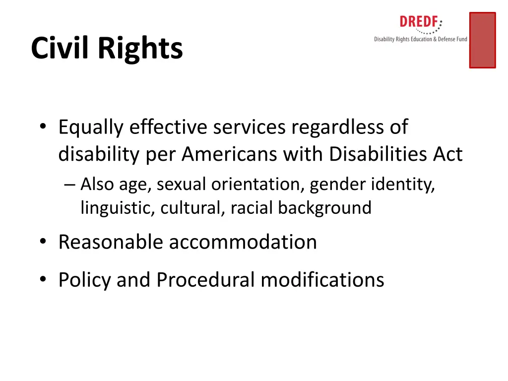 civil rights