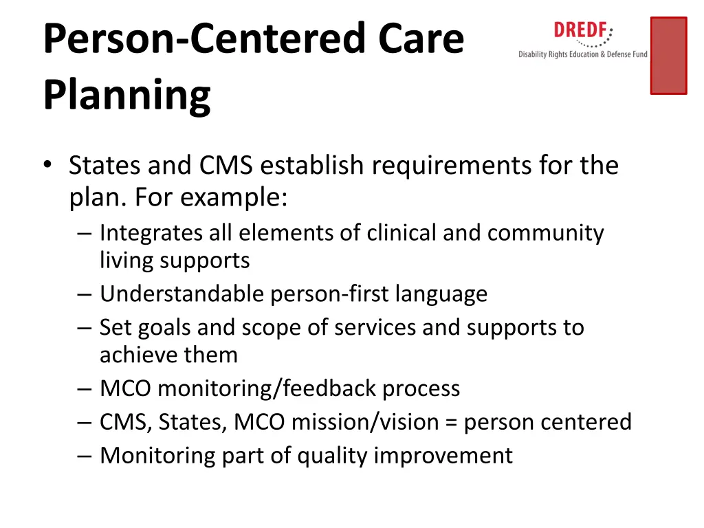 person centered care planning 1