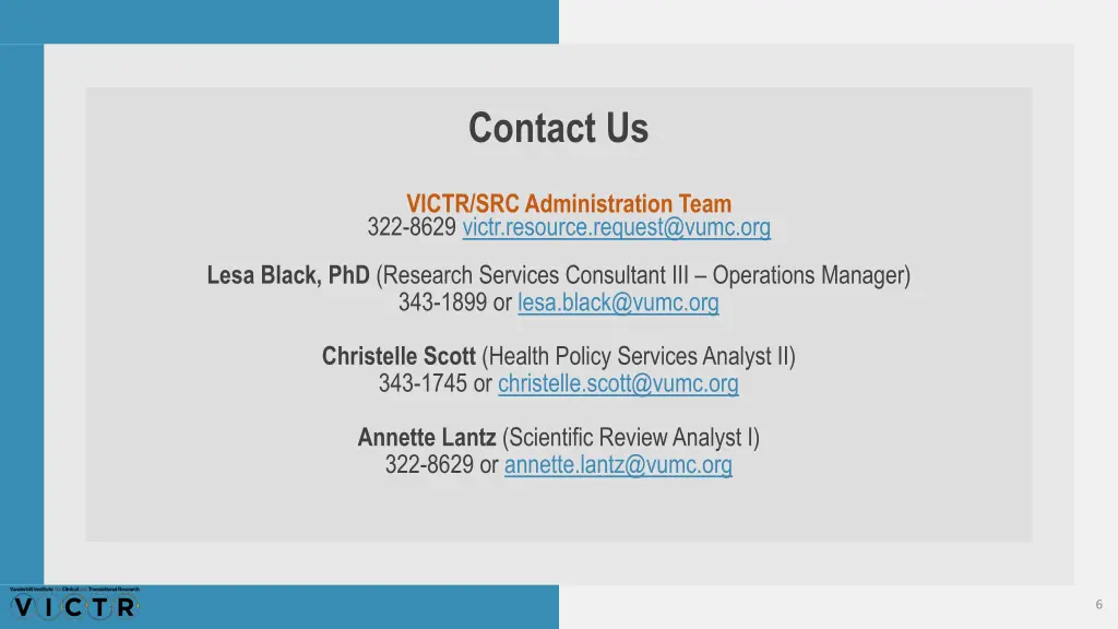 contact us