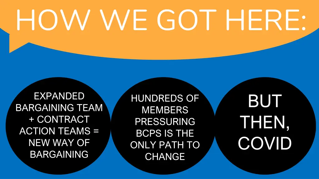 how we got here