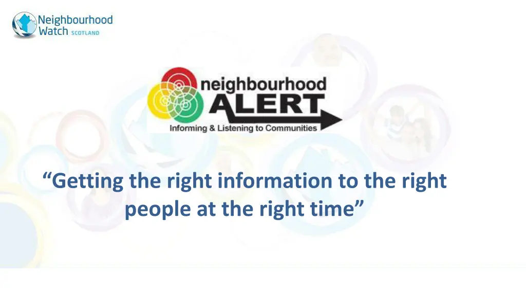 getting the right information to the right people