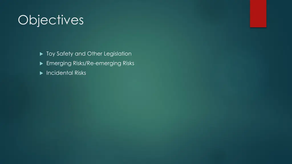 objectives