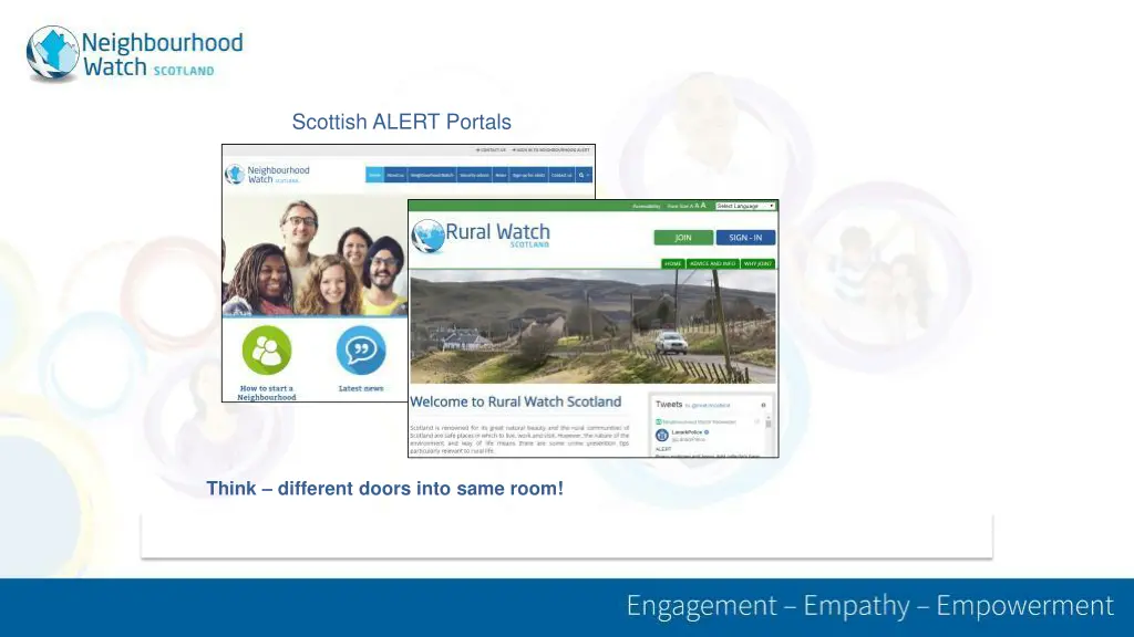 scottish alert portals