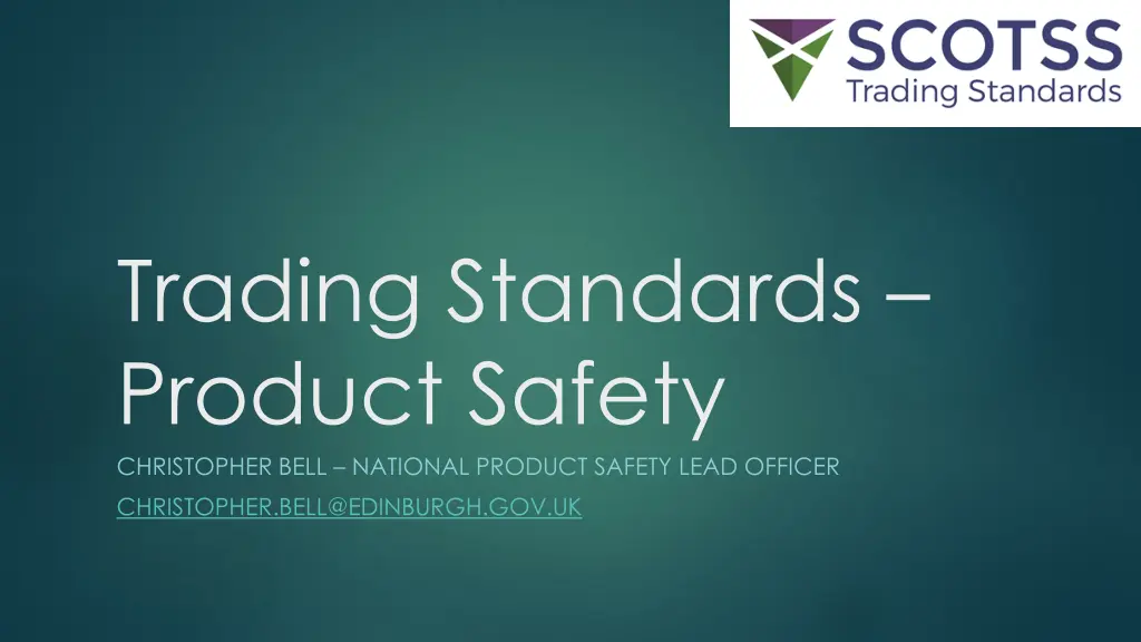 trading standards product safety christopher bell