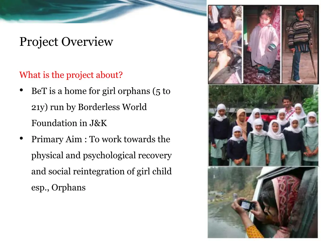 project overview