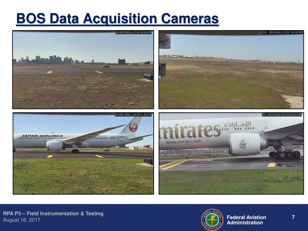 bos data acquisition cameras