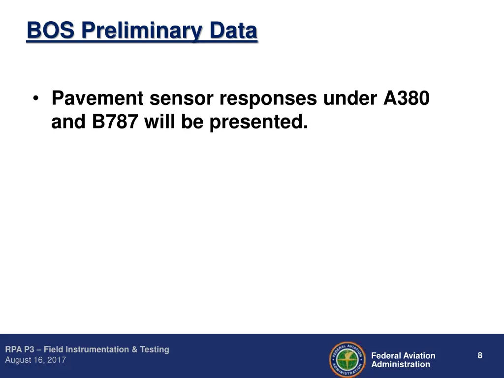 bos preliminary data