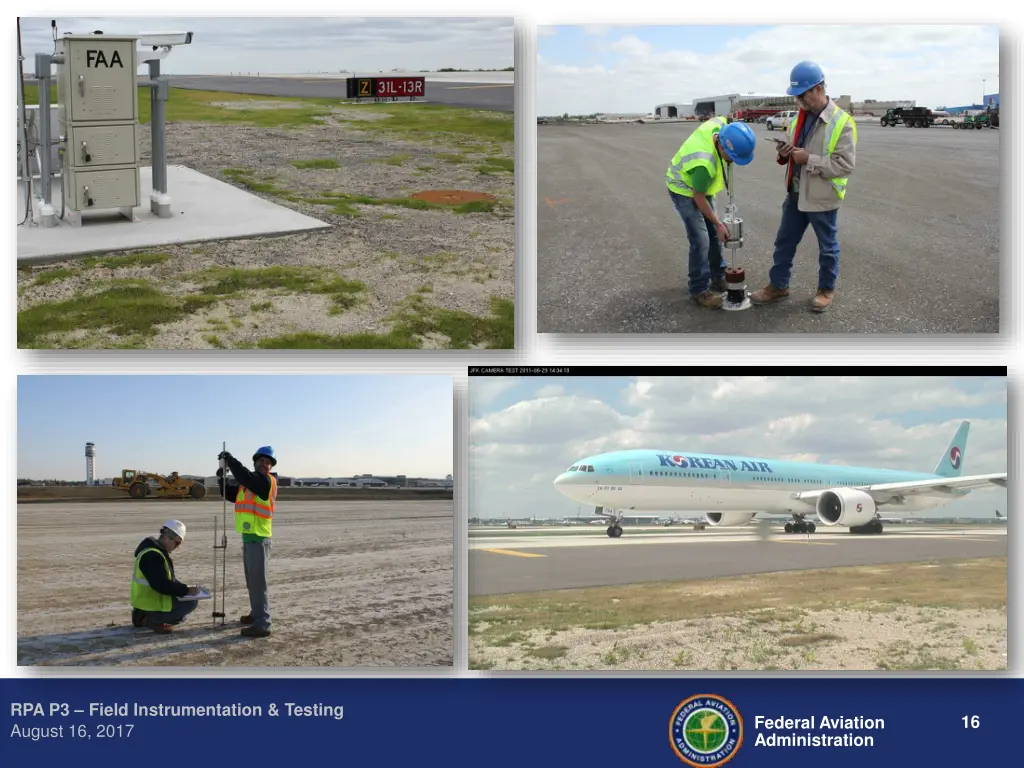 rpa p3 field instrumentation testing august