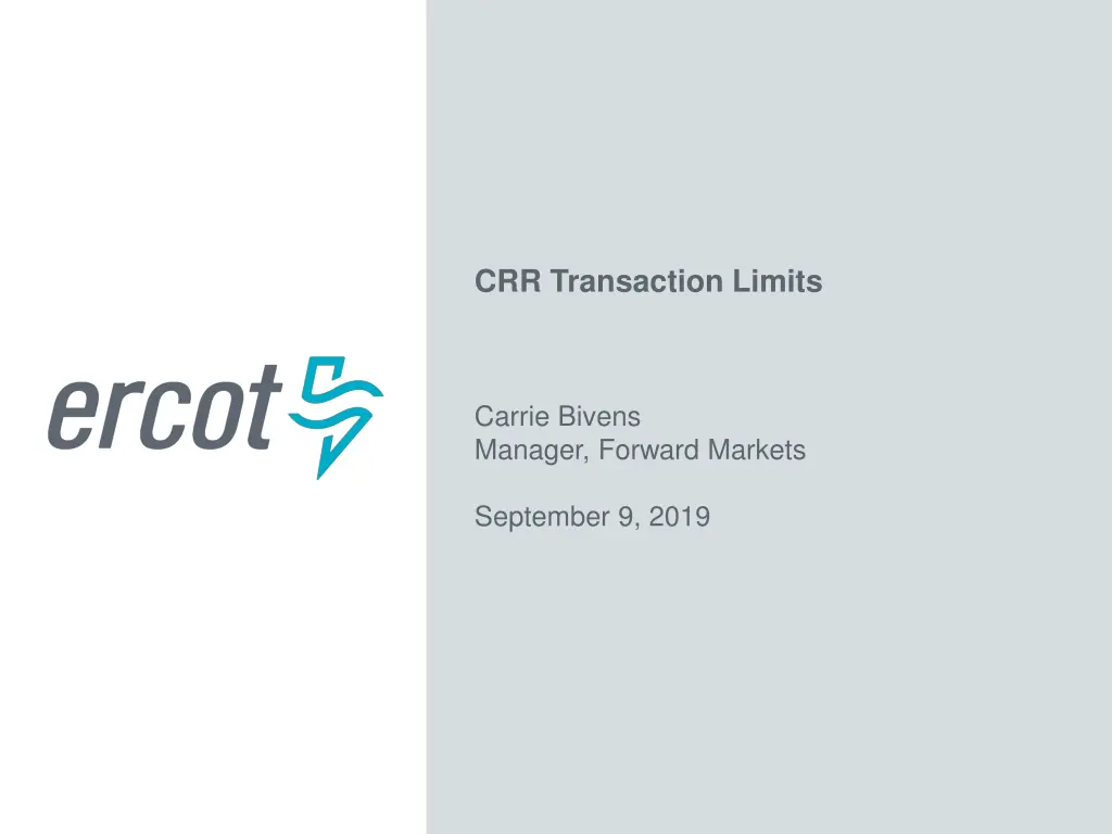 crr transaction limits