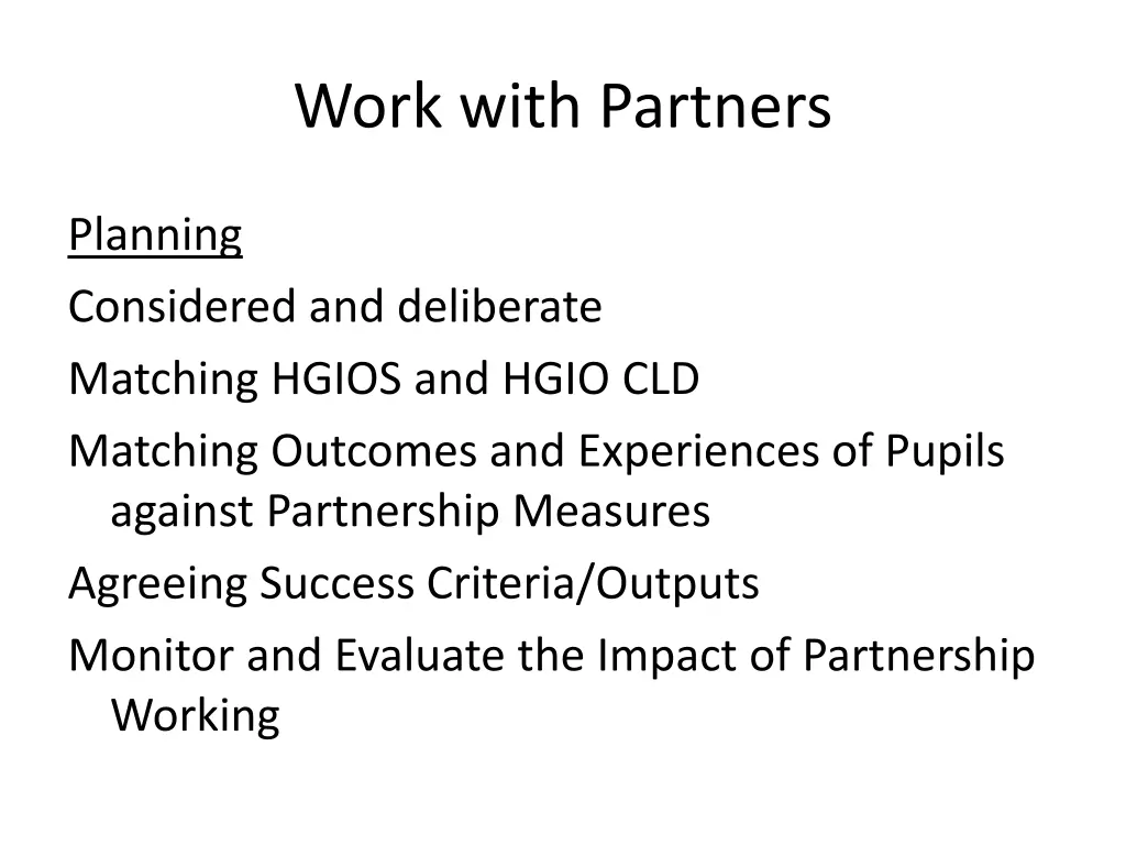 work with partners 1