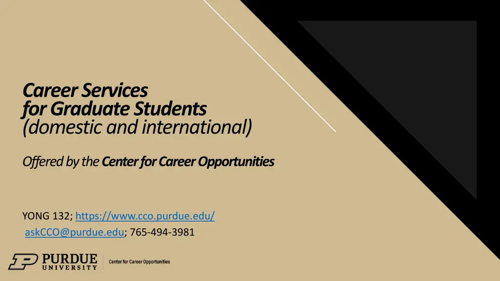 career services for graduate students domestic